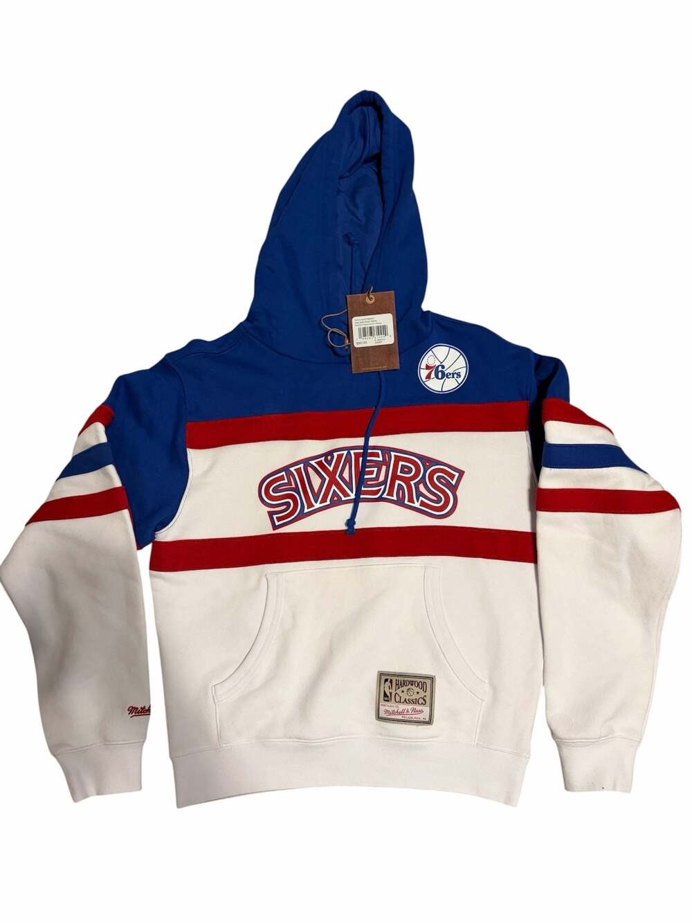 Mitchell & Ness Philadelphia 76ers Women's Head Coach Hoodie Size XS
